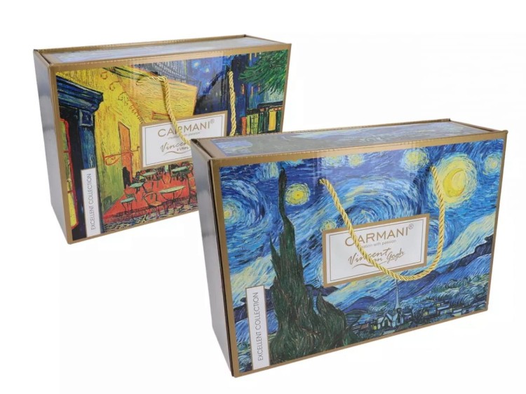 Zestaw 2 filiżanek z porcelany Vincent van Gogh 4