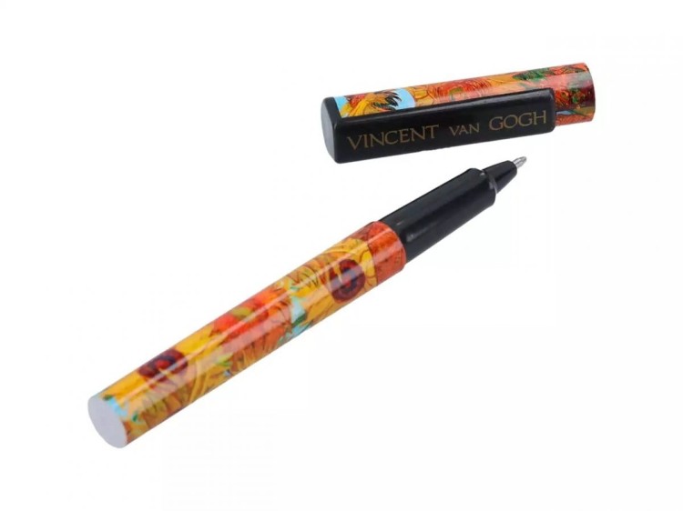 Długopis Vincent van Gogh Słoneczniki otwarty
