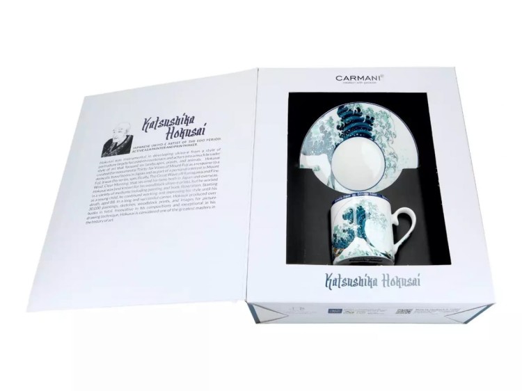 Filiżanka porcelanowa 250 ml Katsushika Hokusai Wielka fala 2