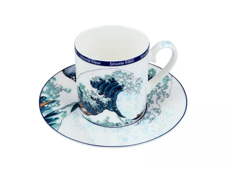 Filiżanka porcelanowa 250 ml Katsushika Hokusai Wielka fala 3