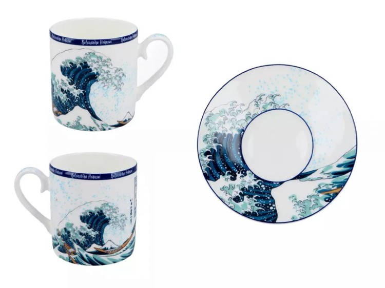 Filiżanka porcelanowa 250 ml Katsushika Hokusai Wielka fala 5