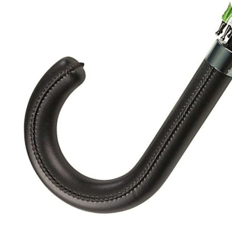 Parasol długi Von Lilienfeld Vincent van Gogh Irysy - elegancka zagięta skórzana rączka