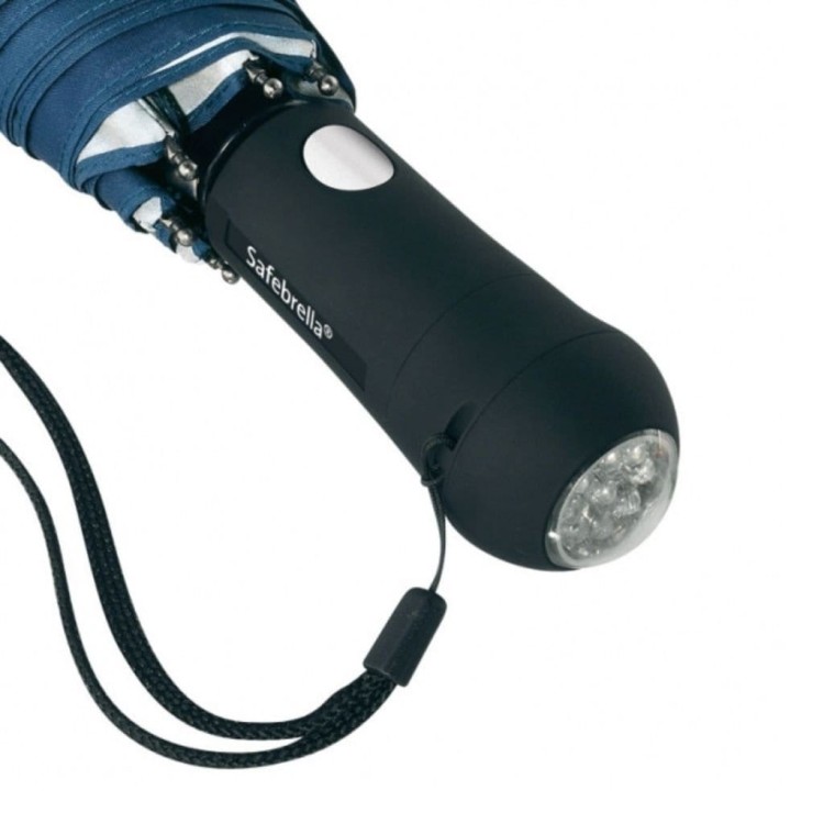 parasolka składana z latarką led w rączce fare 5571 rączka