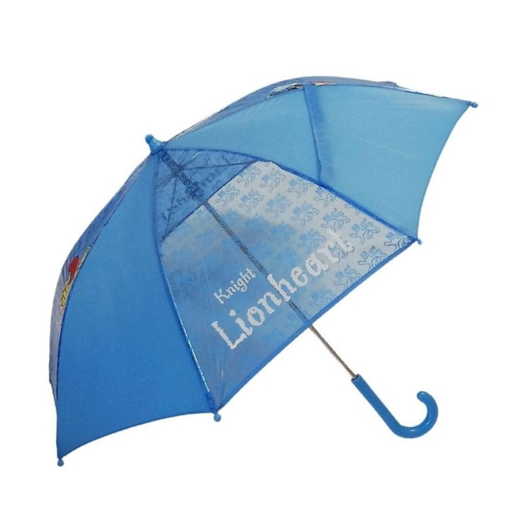 Parasolka dziecięca rycerz Lwie Serce rozłożona