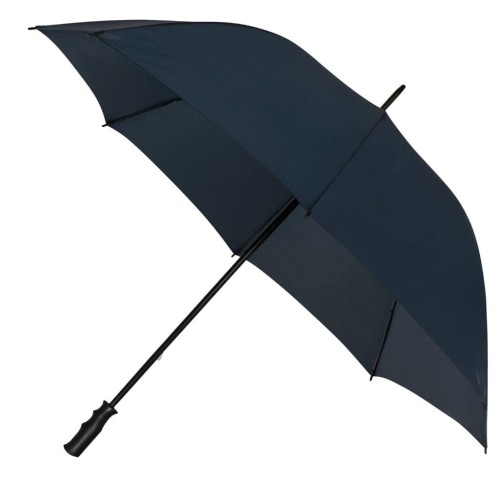 Granatowy parasol golfowy 125 cm manualny widok z boku
