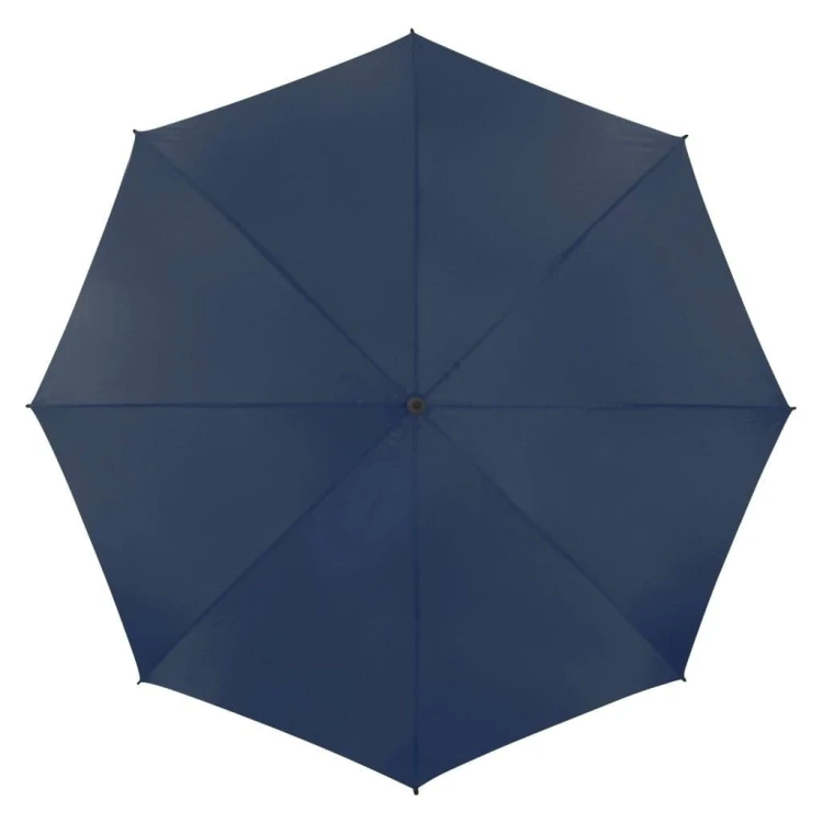 Granatowy parasol golfowy 125 cm manualny czasza widoczna z góry