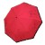 Parasolka składana z falbanką DP362 Romans czerwona  czasza w całości