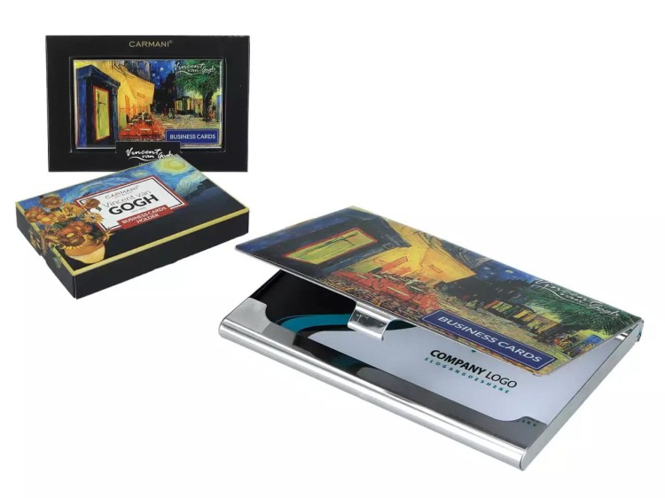 Elegancki wizytownik Carmani Vincent van Gogh Kawiarniany taras 1