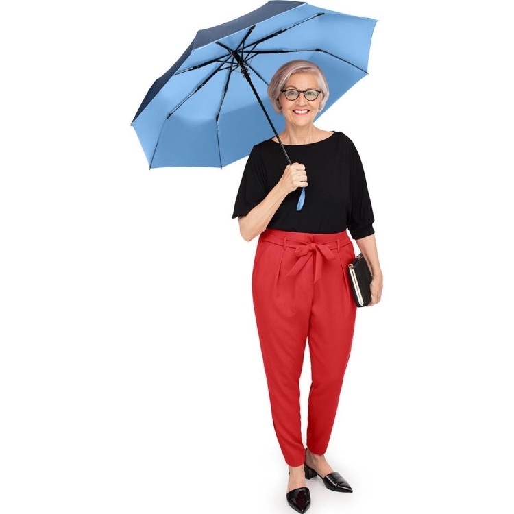 Parasolka z filtrem UV UPF50+ Fare Dobble niebieska 2