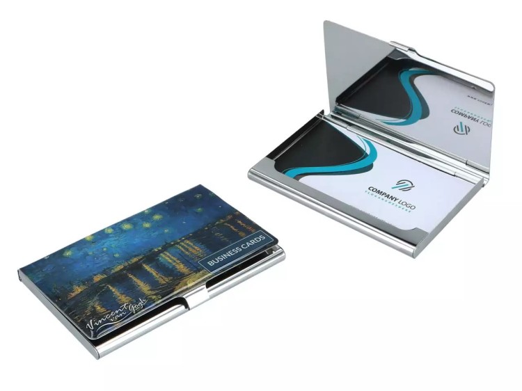 Elegancki wizytownik Vincent van Gogh Noc nad Rodanem 2