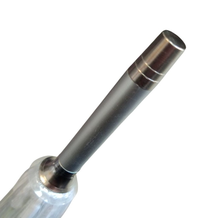 Parasol przezroczysty głęboki XXL Impliva Falcone biały metalowy szpic