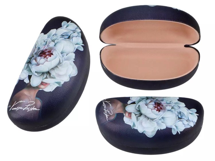 Duże etui na okulary Carmani Kwiaty na głowie 4