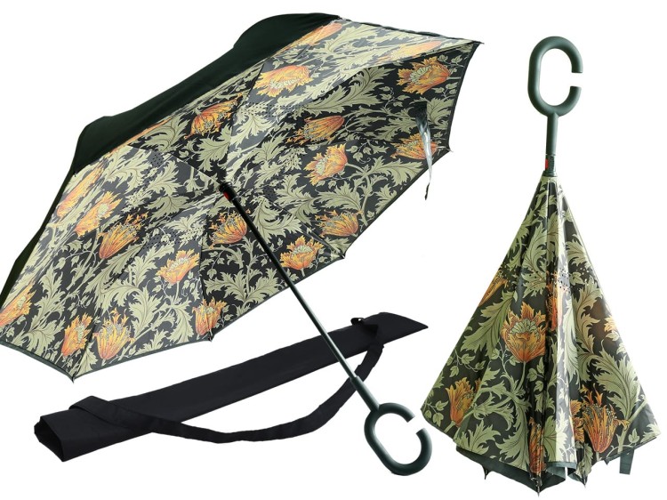 Parasol długi odwrotny Carmani William Morris zdjęcie główne