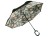Parasol długi odwrotny Carmani William Morris rozłożony czasza widoczna od spodu