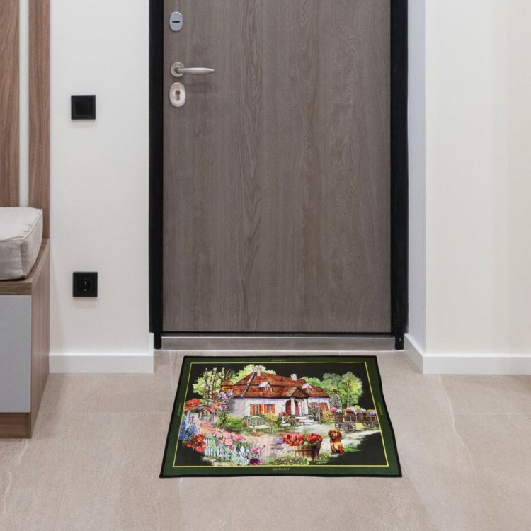 Dywanik dekoracyjny wycieraczka biały dworek 3.jpg