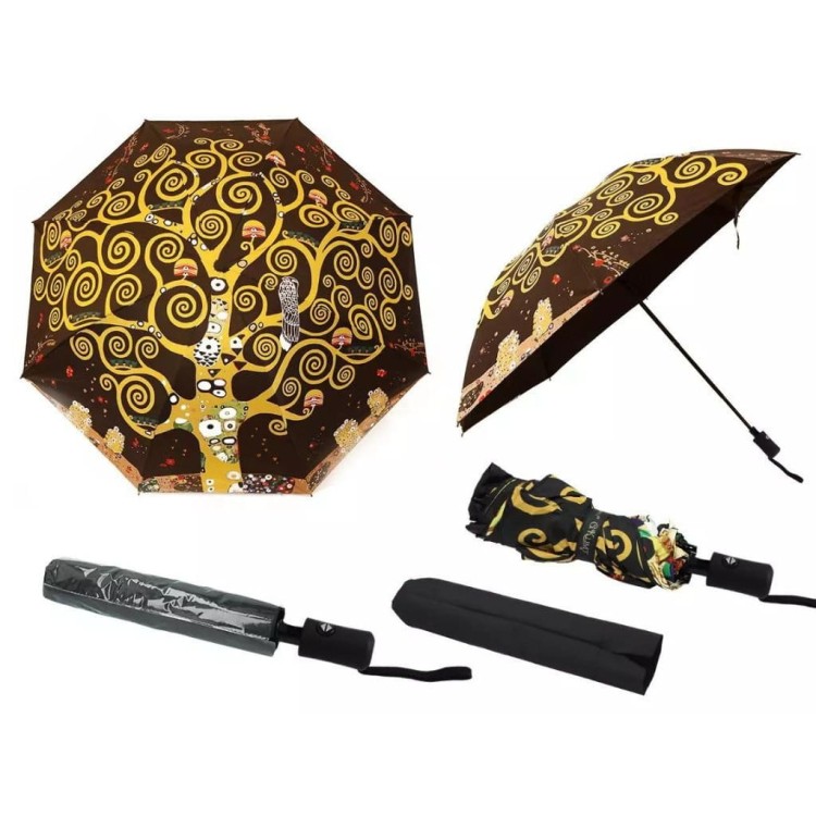 Parasolka Klimt Drzewo życia - wzór na wierzchu 2