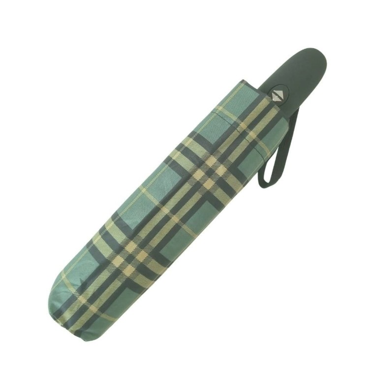 Parasolka składana Blue Drop A677DC Zielona kratka 4