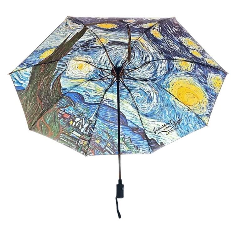 Parasolka van Gogh Gwiaździsta noc - wzór pod spodem 1