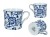 Komplet 4 kubków z porcelany Blue Story kubek 3