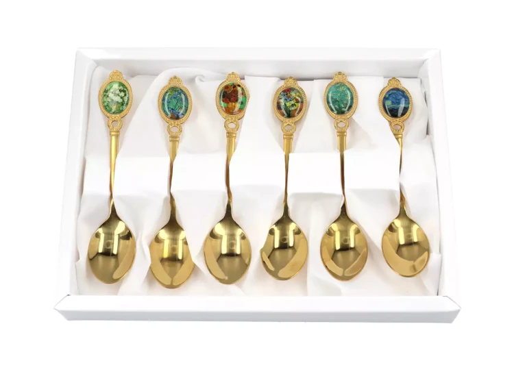 komplet pozlacanych lyzeczek van gogh mix 9.jpg