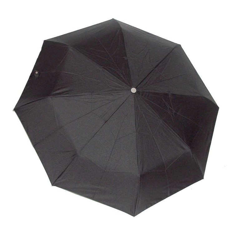 Parasol składany półautomat DA351 czarny rozłożony