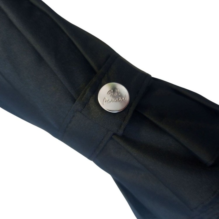 Parasol składany półautomat DA351 czarny pasek spinający