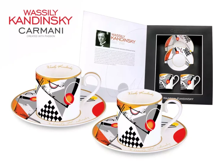 Filiżanki espresso Wassily Kandinsky Orange 1.jpg